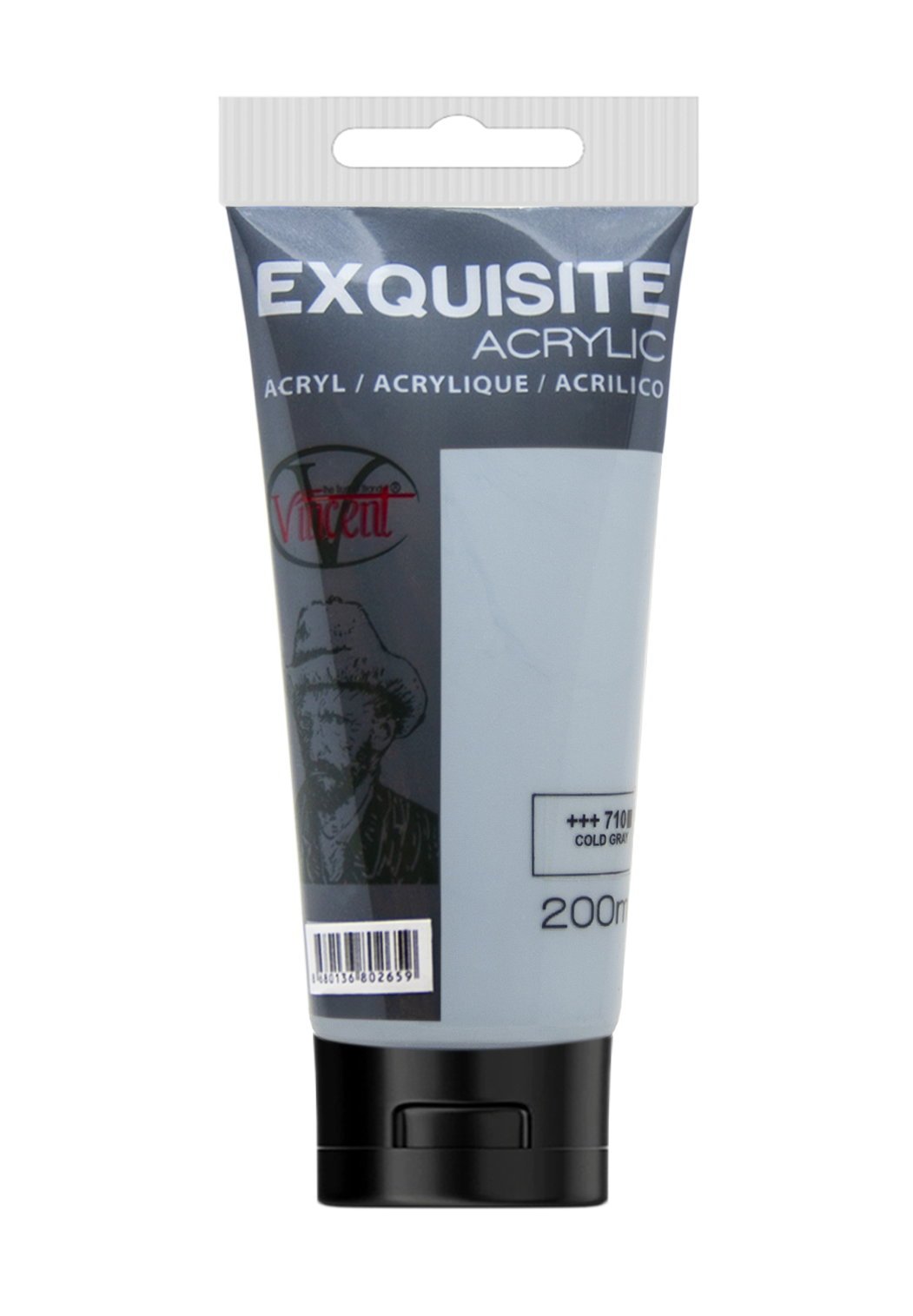 Vincent Exquisite Akrilik Boya 200 ML Cold Gray