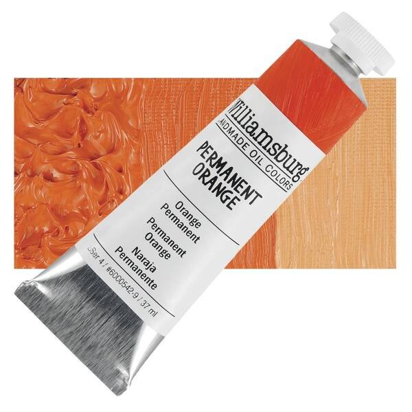 Golden Williamsburg El Yapımı Yağlı Boya 37 Ml S4 Permanent Orange