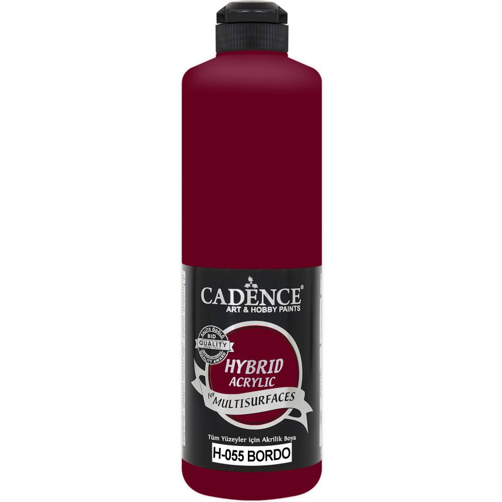 Cadence Multisurface Hybrid Akrilik Boya H055 500ml Bordo