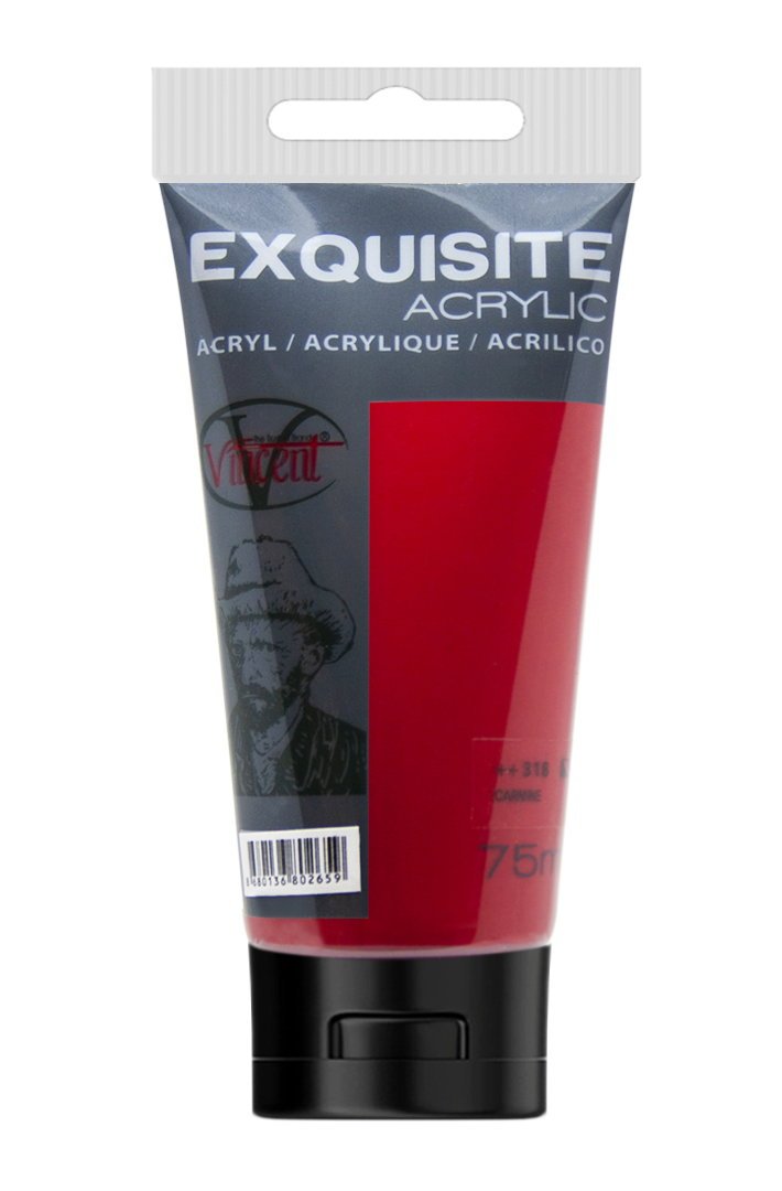 Vincent Exquisite Akrilik Boya 75 ML Carmine