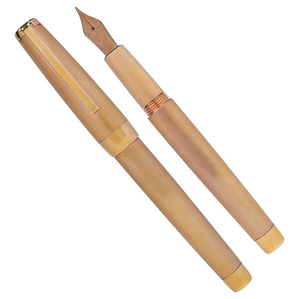 J.Herbin Prestige Clipper Fırçalanmış 5N Gövdeli Pembe Altın M Uçlu Dolma Kalem
