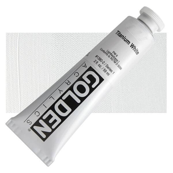 Golden Heavy Body Akrilik Boya 59 Ml Seri 1 Titanium White