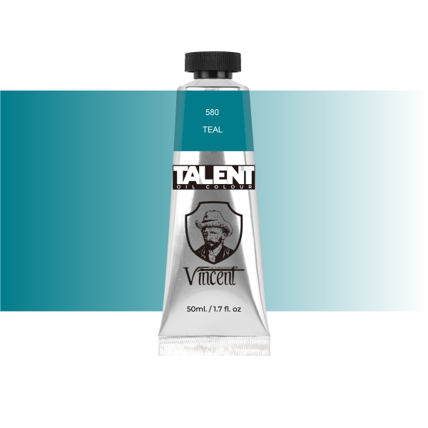 Vincent Talent Yağlı Boya 50 ML 580 Teal