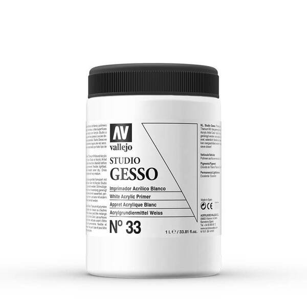 Vallejo Studio White Gesso No:33 5 Lt.