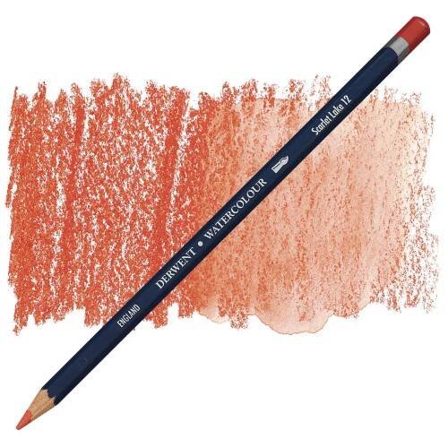 Derwent Watercolour Kalem 12 Scarlet Lake
