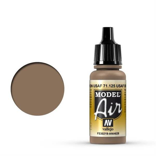 Vallejo Model Air 17Ml 71.125 USAF Brown