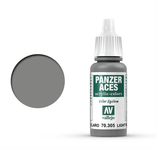 Vallejo Panzer Aces 17Ml 70.305 Light Rubber