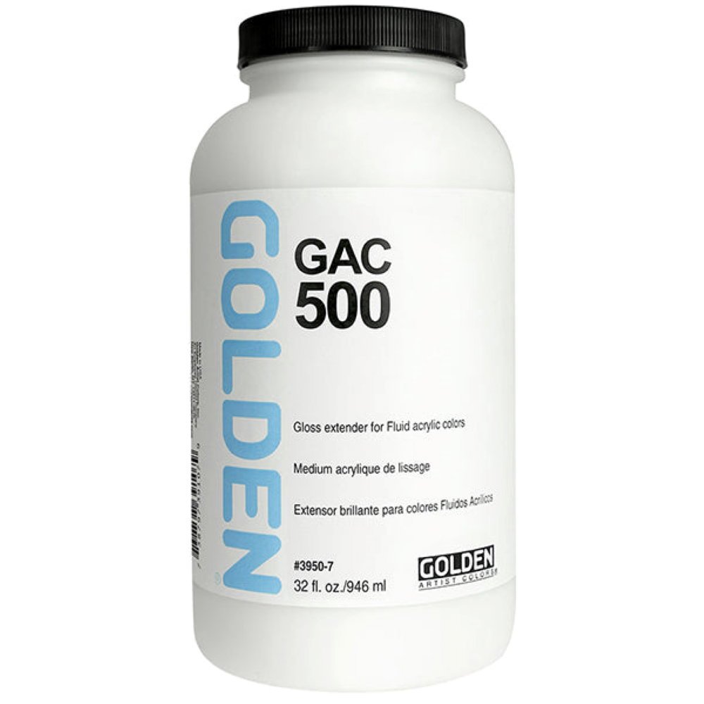 Golden GAC 500 Self-Leveling Acrylic Polymer Mediums 946 Ml