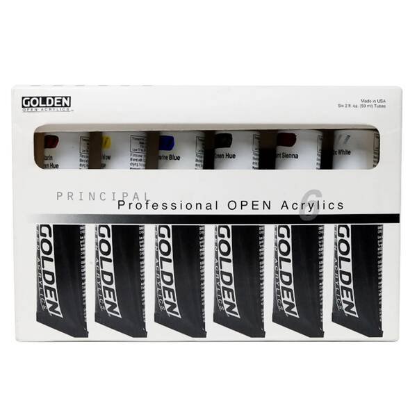 Golden Open Acrylic 59 Ml 6'Lı Set 6931-0